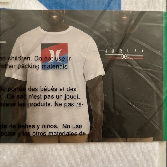 NWT Hurley Men Graphic Tee, 2-Pack BLACK/WHITE - size XXL - Picture 9 of 12